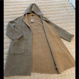 Eileen Fisher hooded coat